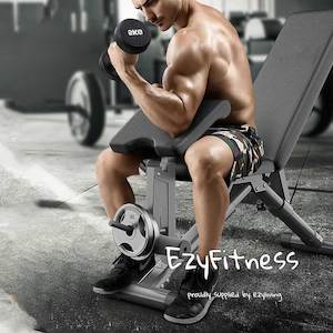 Bench Auto: Foldable Bench with Preachers Curl (EZ001)