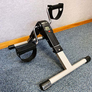 Exercise Bike: Folding Pedal Exerciser Bike Under Desk Massage Arm Leg Exercise Trainer