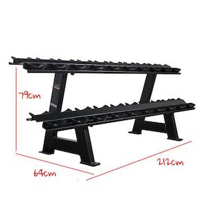 Dumbbell Rack 10 Pairs Commercial Quality (EZ122-1)