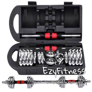 30KG Dumbbells + Barbells Set Adjustable (EZ067-30)