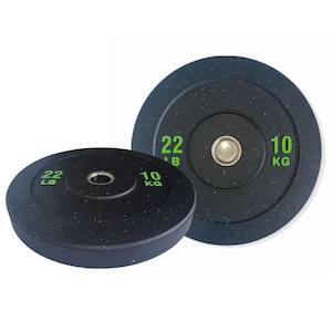 Bumper Weights Auto: 10KGX2 Bumper Plates Black Rubber D:450mm 50mm (EZ221-2X2) A pair