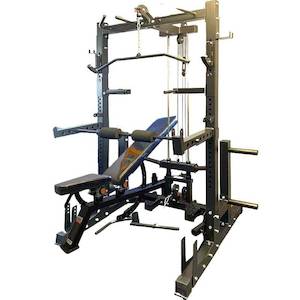 EZYPRO Squat Rack with Workout Bench