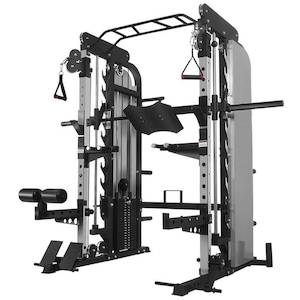 EZYPRO Smith Machine 160 Weights+Adjustable Bench+100KG Plates