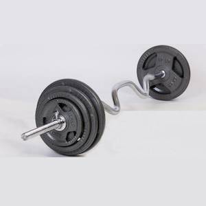 75KG Weights Combo: 70KG Casted Metal Plates + 1.2m Super Curl Bar (4ft) Standar&hellip;