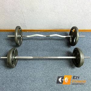 Weights Combo Auto: 100KG Weights Combo: 90KG Plates+1.2m Curl+1.2m Straight Bar Standard 25mm