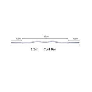 Standard Bar Plates Auto: Standard 1.2m Curl Bar 25mm (EZ031-2) 4ft Barbell Bar
