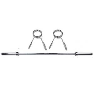 Olympic Bar 2.2m(7ft) 16KG (EZ040-6) Straight No Bearing 50mm 150KG (330lbs)