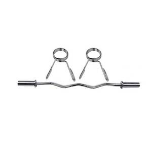 Olympic Bar 1.2m 4ft Curl (EZ040-2) No Bearing 50mm