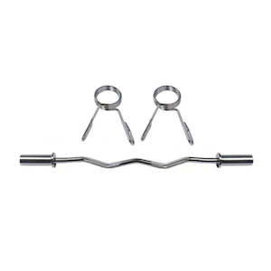 Bars Auto: Olympic Bar 1.5m 5ft Curl (EZ040-4) No Bearing 50mm