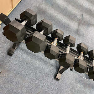 3 Pairs Hex Dumbbells Set 45KG - 5KG 7.5KG 10KG in Pairs New (EZ211-COMBO45)