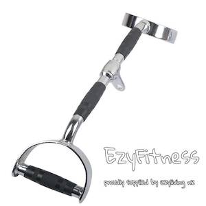 (EZ161) Pro Style Lat Bar with Handle Revolving Cable Machine Attachment HOMEGYM