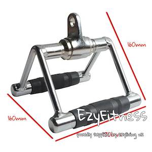 (EZ153-1) Cable Machine Attachment - Pulldown Bar Revolving Double D-handle