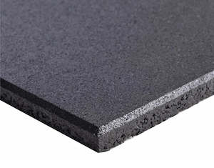 Page Layout In Stock: Rubber Mats Gym Tiles  BLACK 500x500mm 15mm