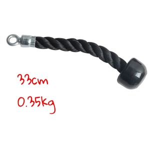 (EZ162-1) Single Triceps Rope Pull Down Rope Cable Machine Attachment HOMEGYM