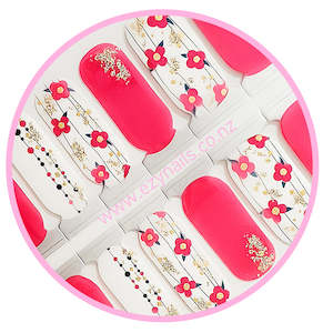 Jingle Blossom Christmas Nailwrap Set