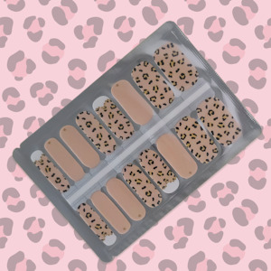 Wild Side – Leopard Print & Nude Luxe Nailwraps