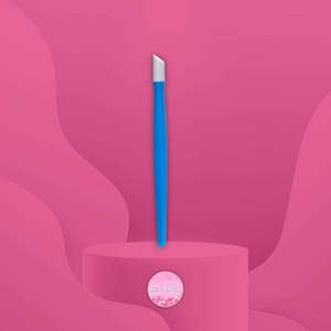 Accessories: Blue Plastic Cuticle Pusher