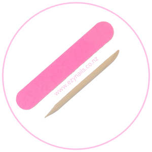 Accessories: EZYNails Prep & Perfect: Nail File + Cuticle Buddy