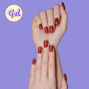 Romance: Fiery Red Cat-Eye Gel Nailwraps