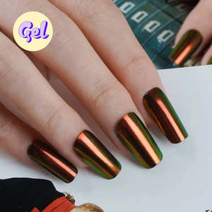 Aurora Ruby Red Gel Nail Wraps