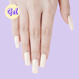 Solid: Soft Nude Glow Gel Nailwraps