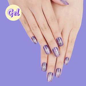 Elegantly Midnight: Dream Catcher Mandala Gel Nailwraps - 20 wraps