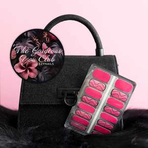 All Nailwraps: Flirtatious Fuchsia Waves Nailwraps