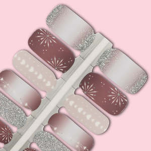 Romance: Blushing Stardust Nailwraps