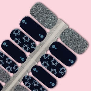 Starlit Silver Nailwraps