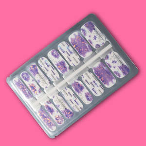 Christmas Lavender Wishes Nailwraps