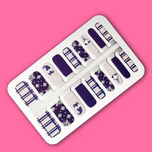 Mini Gnome & Snowflake Nailwraps – Kids Christmas Set