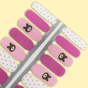 Beary Sweet Kids Nailwraps