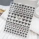Sweet Bow Nail Stickers