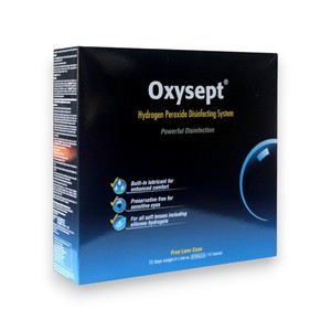 Products: Oxysept Hydrogen Peroxide Lens Solution – 3 × 240ml - Ezyvision.co.nz