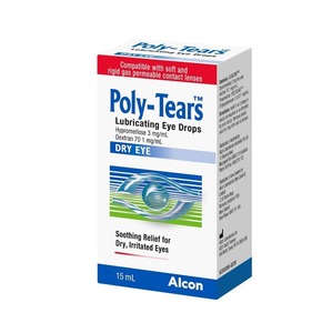 Poly Tears Lubricating Eye Drops 15mL for Dry Eye - Ezyvision.co.nz