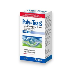 Products: Poly-Tears Lubricating Eye Drops – 15ml - Ezyvision.co.nz