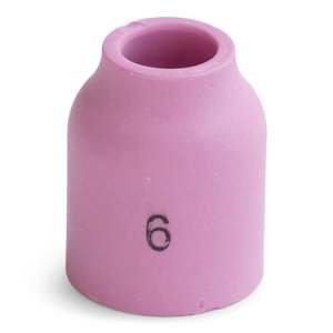 Tig Welding Cups: Size 6 Stubby Gas Lens Tig Cup