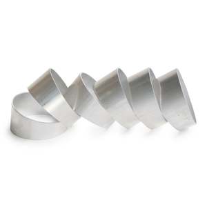 Pipe Pie Cuts: Aluminium Pie Cuts - 6 Pack (90°)
