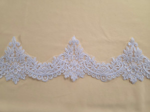 Products: Corded Trim White 13cm Wide FAB FABRICS