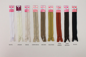 Products: Dress Zips FAB FABRICS