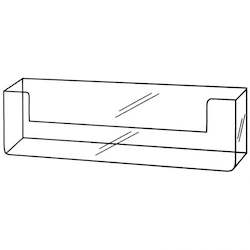 Wall Mountable Single DLE Landscape Brochure Holder