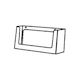 Boxed Landscape Business Card Holder