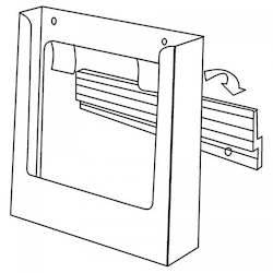 Portrait A4 Brochure Holder With Clips