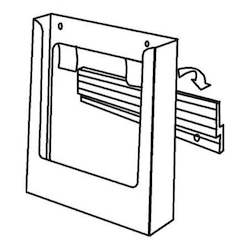 Expanda Range: Portrait A6 Brochure Holder With Clips