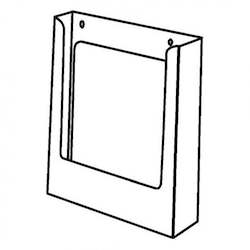 Expanda Range: Portrait A5 Brochure Holder Without Clips