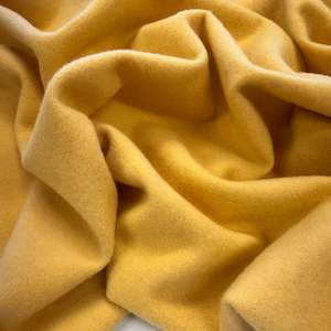 Fabric Wool: Wool Coating Deadstock - Buttercup
