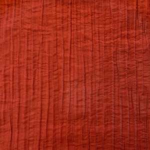 Crinkle Finish Tencel - Brick