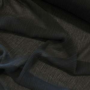 Cupro Crinkle Chiffon - Black