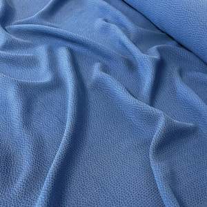 Sandwashed Cupro Piqué - Blue