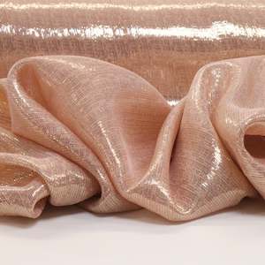 Deadstock: Silk Lurex Jacquard Deadstock - Blush